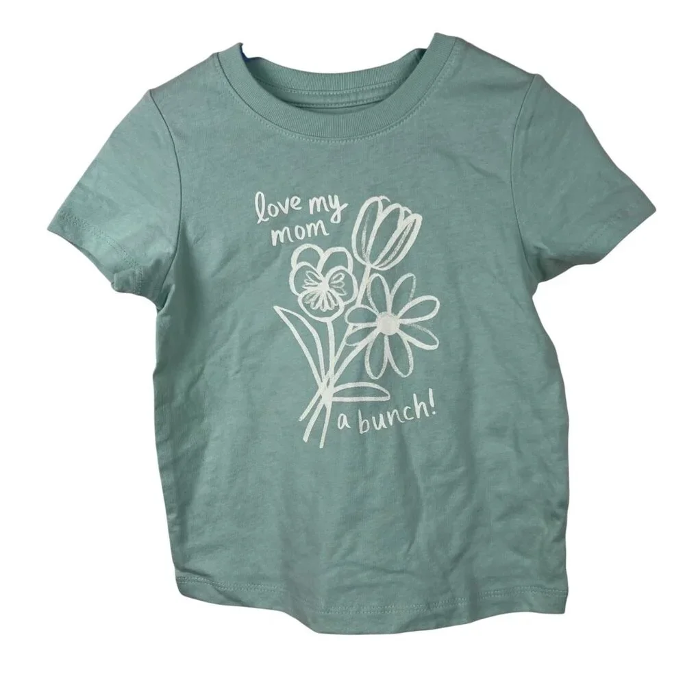 Cat & Jack Love My Mom a Bunch Tee - Picture 1 of 8